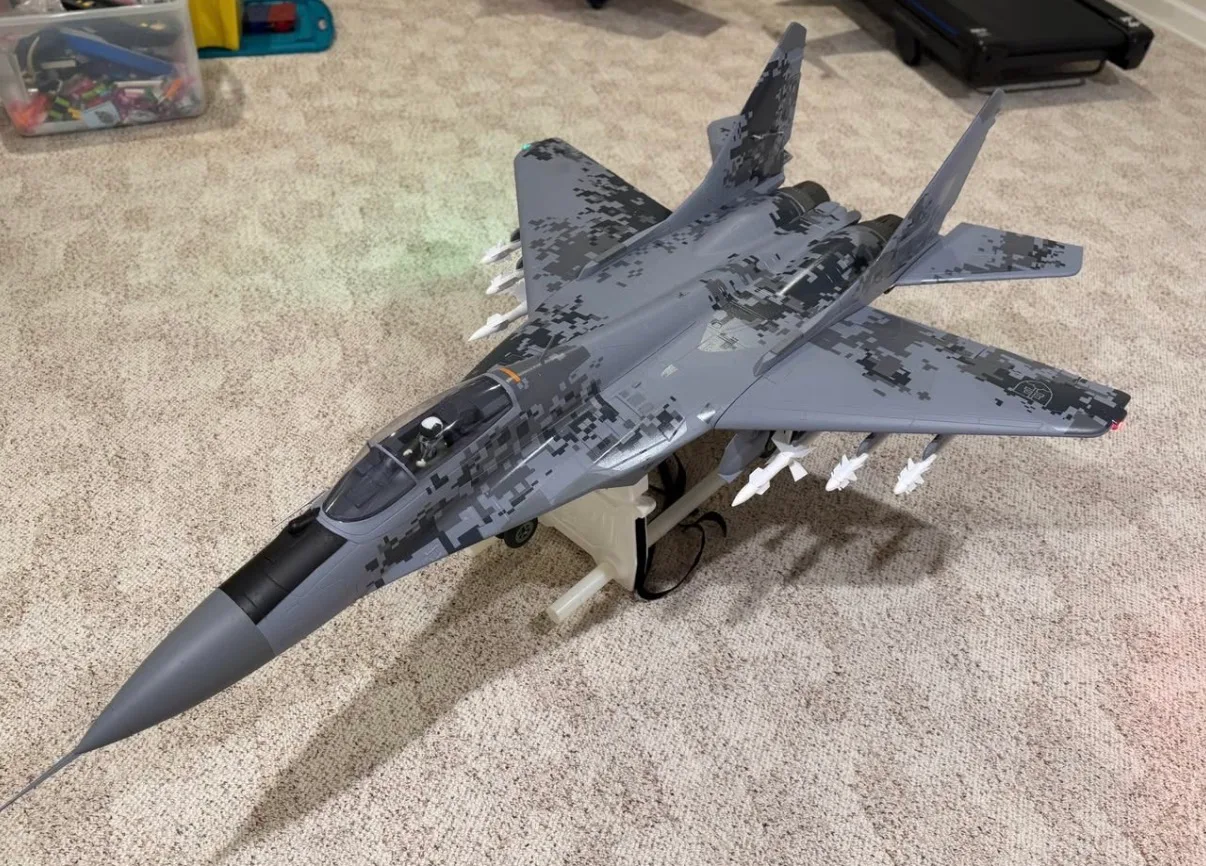 Freewing MiG-29 Fulcrum Digital Camo Twin 80mm EDF Jet - PNP 1/9th scale